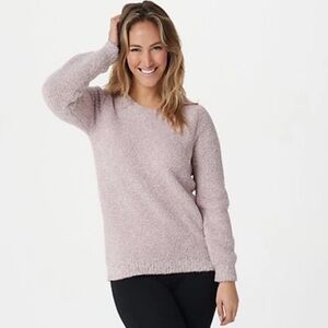 Barefoot Dreams CozyChic Seaside Crew Neck Pullover 💖🤍